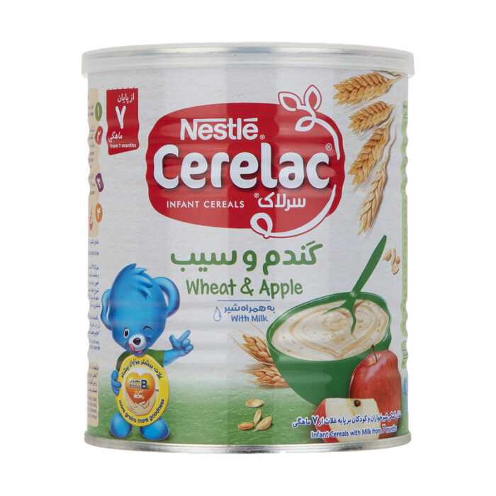 سرلاک گندم و سیب