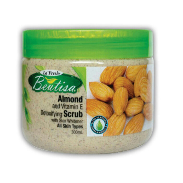 اسکراب روشن کننده و لایه بردار صورت بیوتی سا مدل عصاره بادام