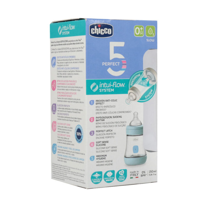 شیشه شیر ضد نفخ پرفکت 5 چیکو مناسب ن