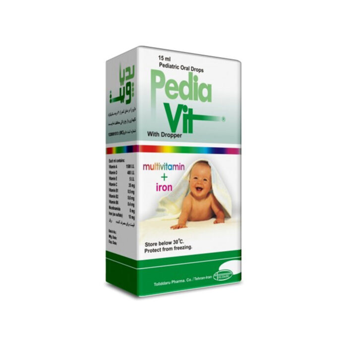 قطره مولتی ویتامین + آهن پدیا ویت تولید دارو