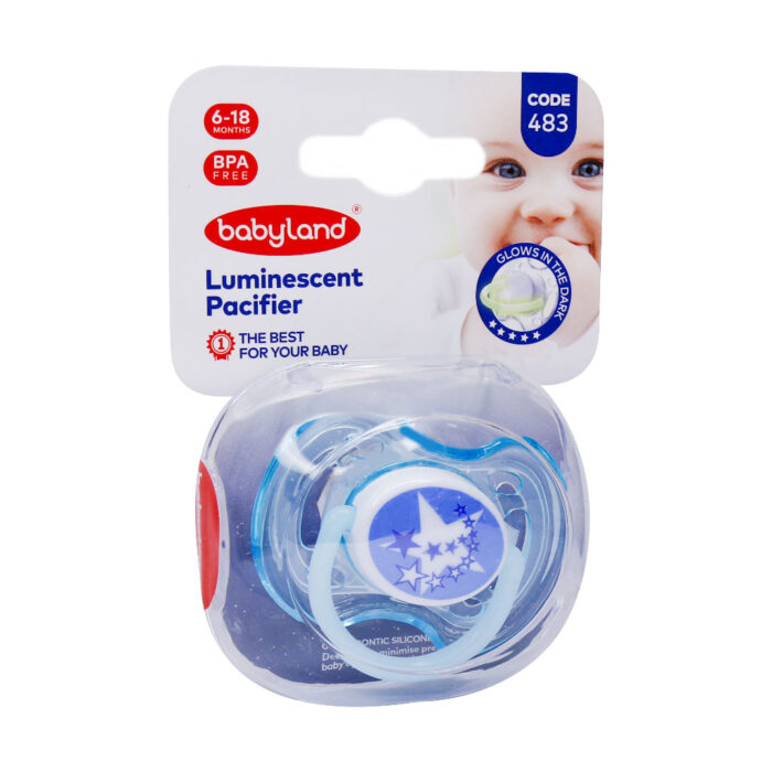 پستانک ارتودنسی شب تاب بیبی لند کد 4