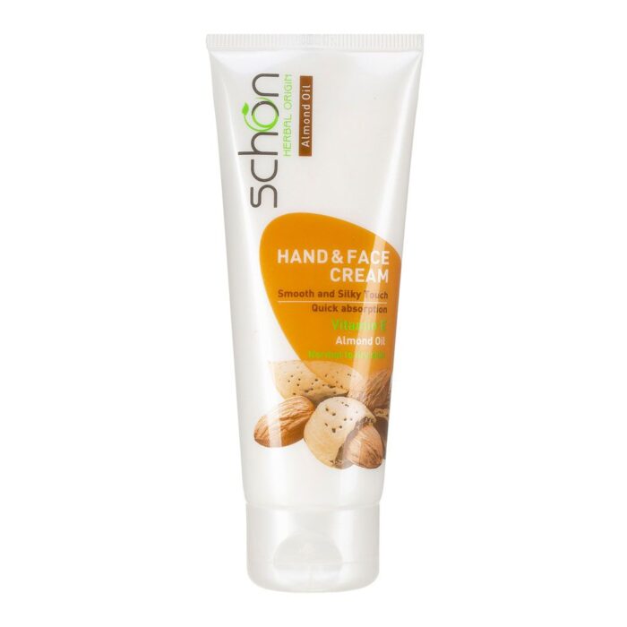 کرم دست و صورت تیوبی گیاهی با عصاره بادام شون