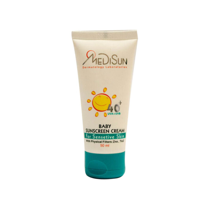 کرم ضد آفتاب کودک مدیسان +SPF40 مناسب پوست حساس