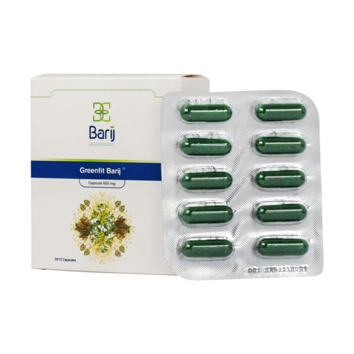 کپسول گرین فیت باریج اسانس 90 عدد